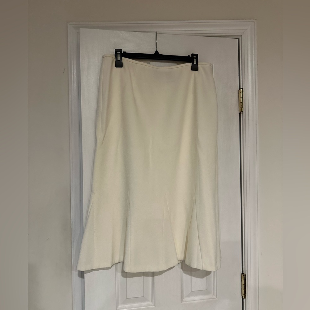 NWT Sag Harbor Suit Blazer Skirt Size 14 CREAM - Picture 7 of 7
